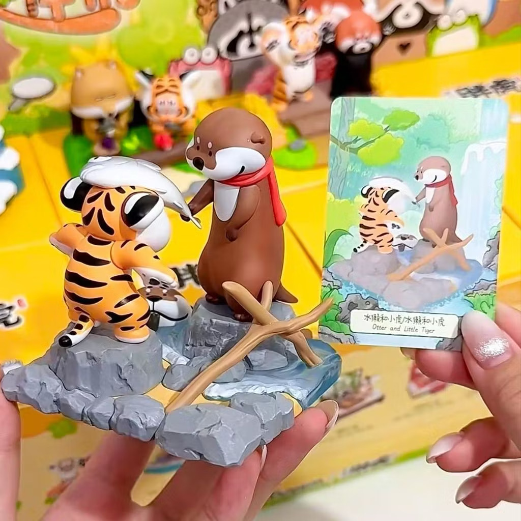 ร้าน🇹🇭 พร้อมส่ง✨ โมเดลได้ 1 ตัว - Panghu I'm Not Fat Tiger - Little Tiger and His Partners Series by Funism