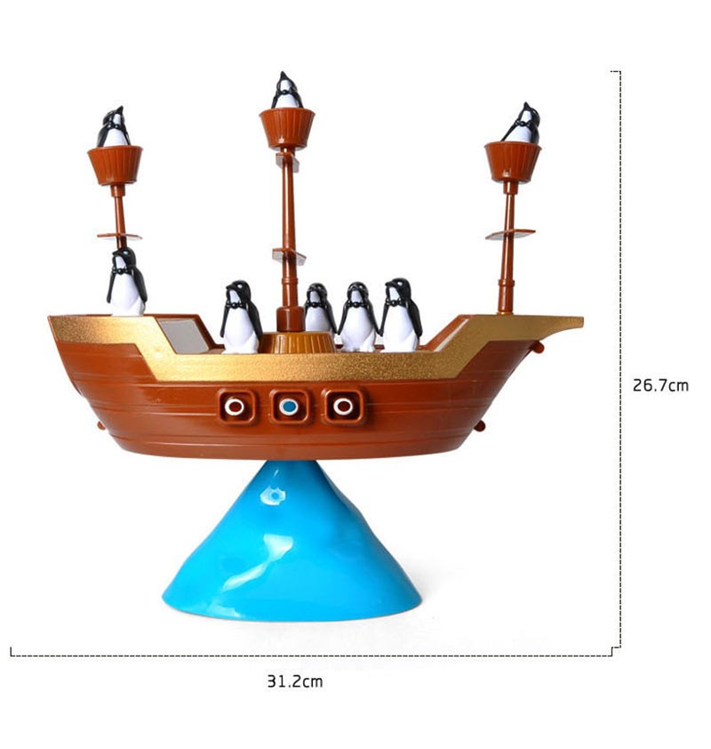 Boat Pirate penguin Balancing Game