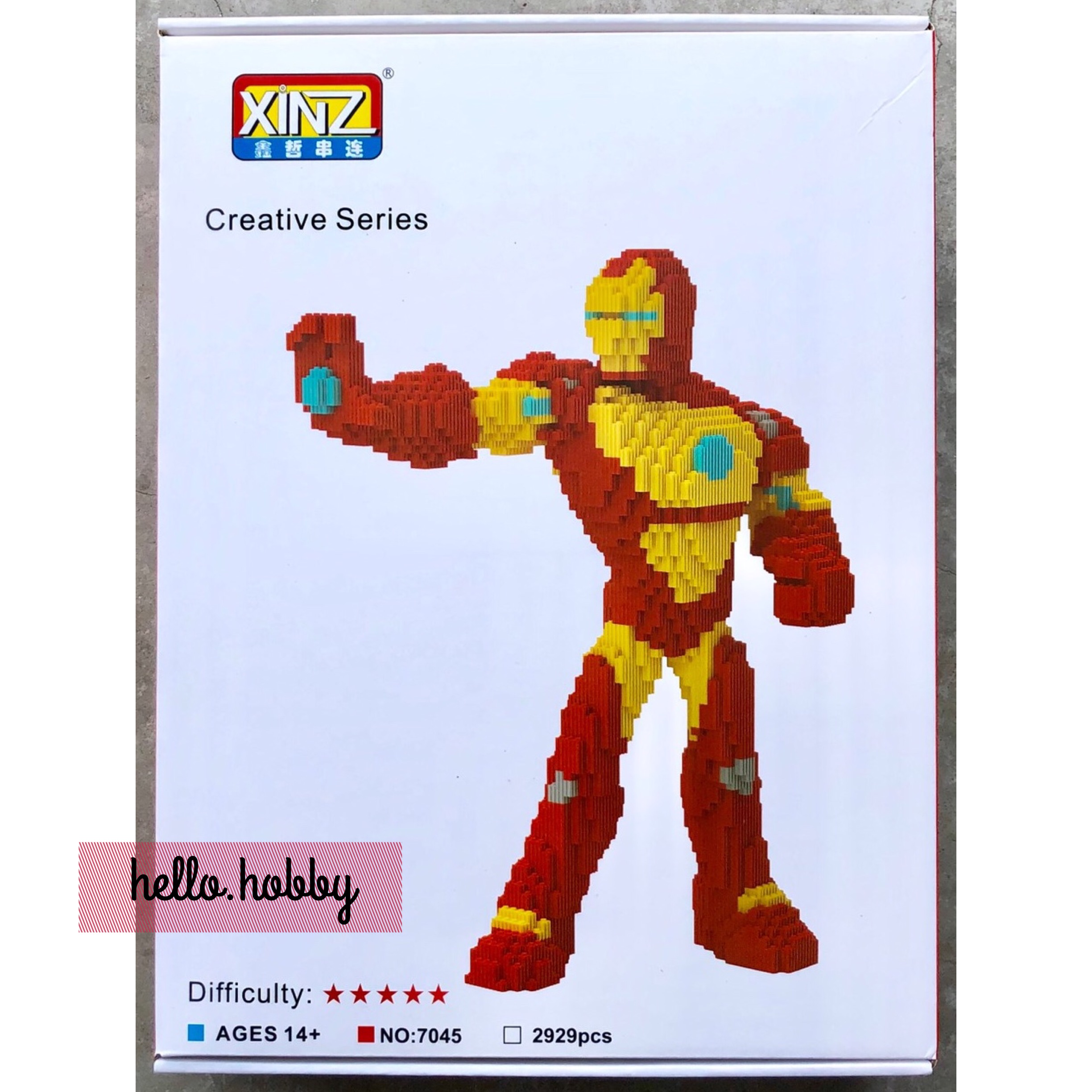 Xinz 7045 Iron Man 2929pcs (แบบเฟือง)