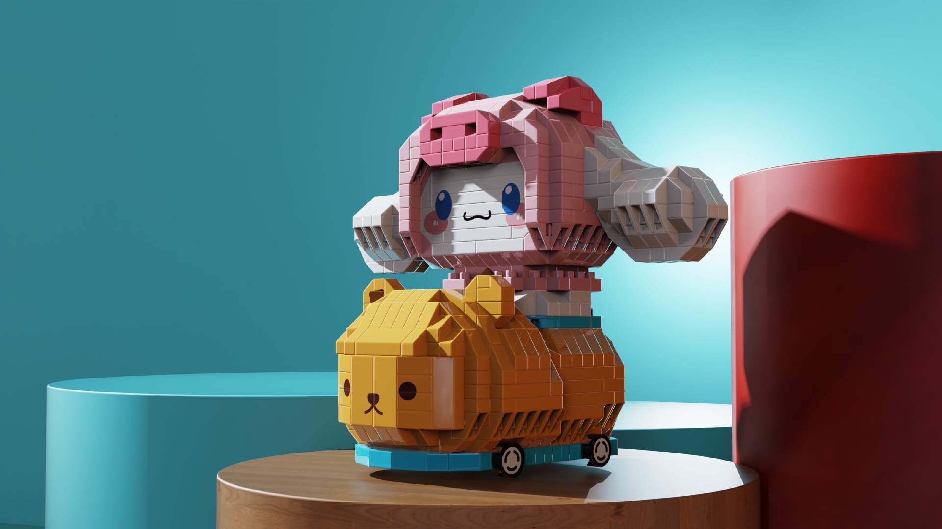 Gejia 6060 - Sanrio - Cinnamoroll / Kitty / Pochacco