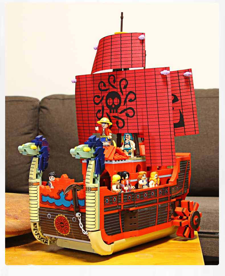 Sy 6296 One Piece - Kuja Pirate Ship 1099pcs