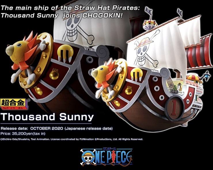 CHOGOKIN - One Piece - Thousand Sunny by Bandai