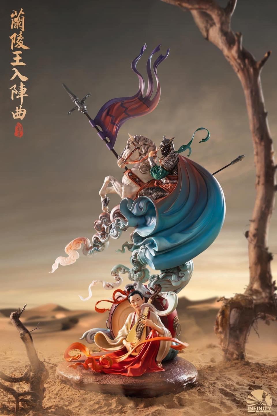 Pre-order : Elegant Beauties Series - Prince Lanling in Battle by Infinity Studio