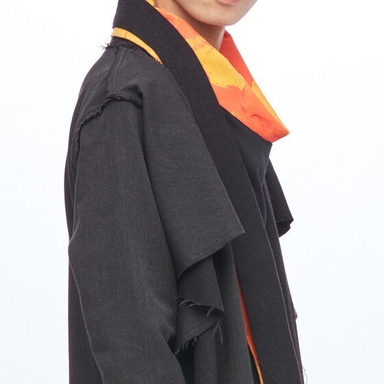 PRE-ORDER : Bakuage Sentai Boonboomger x h.NAOTO Bun Orange/Genba Bureki Layered Cardigan