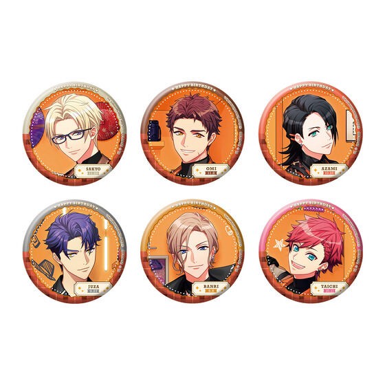 PRE-ORDER : A3! Hologram Tin Badge ~Happy×5 Birthday Autumn Troupe!~