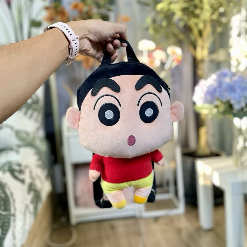 กระเป๋าเป้ตุ๊กตาชินจังลิขสิทธิ์แท้ Crayon Shinchan Doll Backpack by Youmai