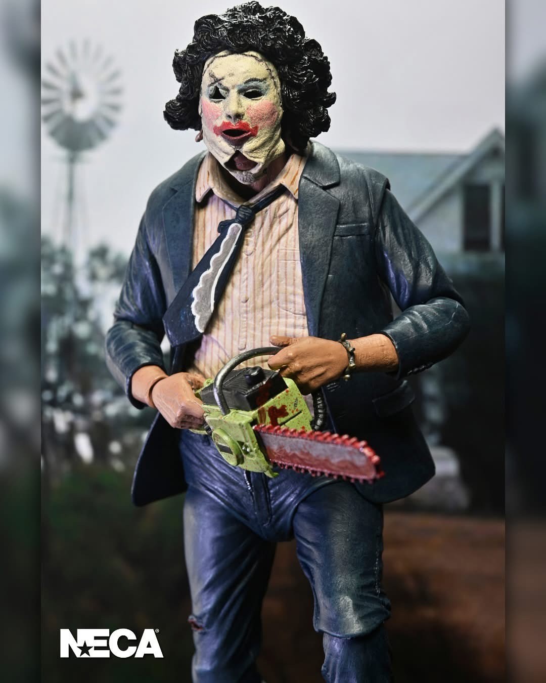 Pre-order : Texas Chainsaw Massacre 50th Anniversary Ultimate Leatherface with Pretty Woman Mask 7” Scale Action Figure by NECA