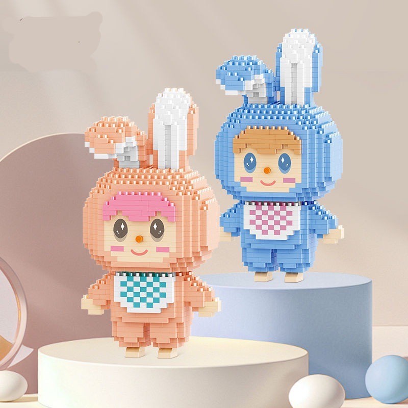 ตัวต่อนาโน Size XXL - Linkgo 60005-60006 - Art Toys - Zzoton Delicious Bunny