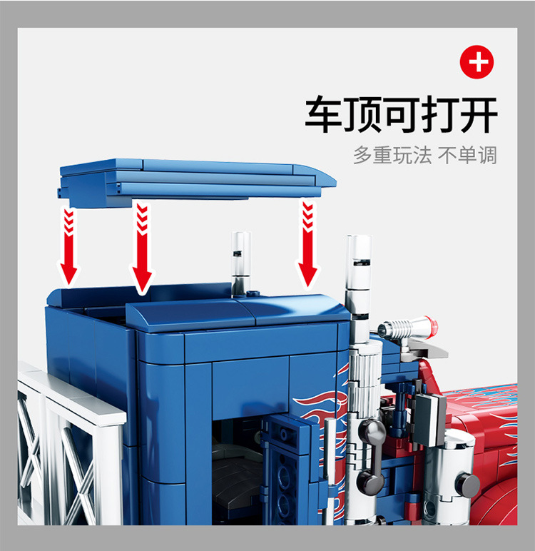 Sembo block 701803 Truck 849pcs