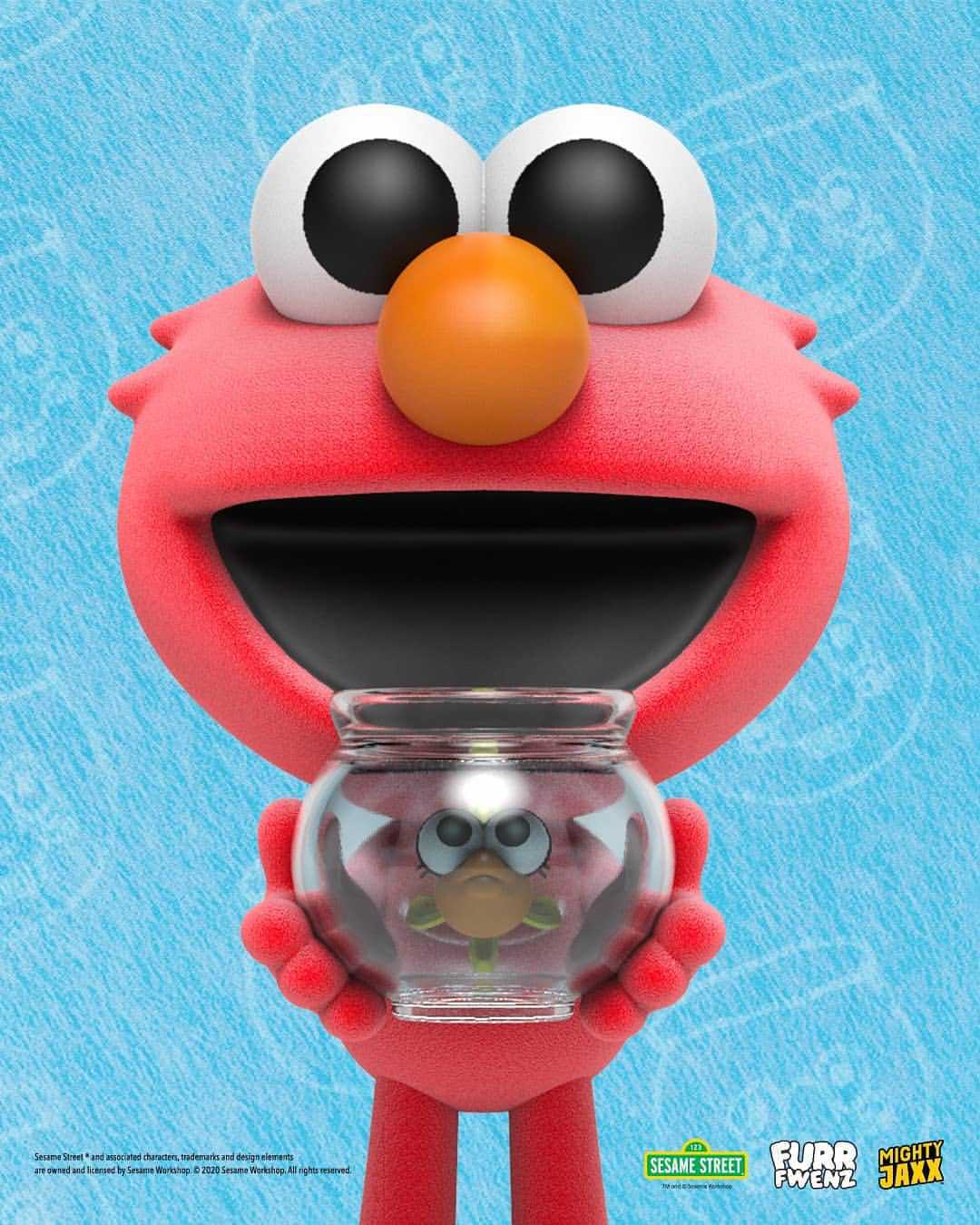 Fur Fwenz : Sesame Street Series Blind Box by Mighty Jaxx (Set of 6+3 secrets)