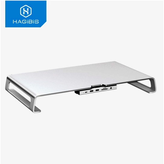 พร้อมส่งจาก กทม Hagibis Mac iMac Display Stand Alluminum High grade with USB type c docking station