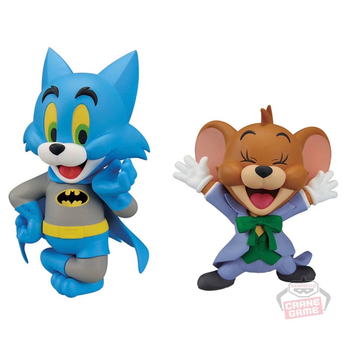 Tom And Jerry Figure Collection ～Tom And Jerry As Batman～ WB100Th Anniversary Ver. By Banpresto (A:Tom) (B:Jerry)