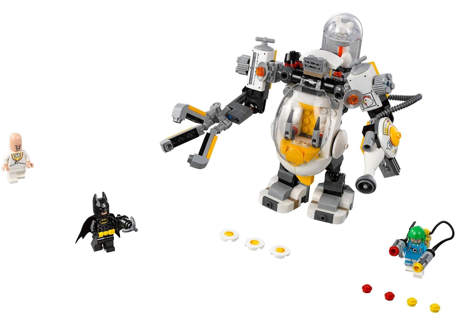Lepin 07096 Batman Egghead Mech Food Fight 328pcs