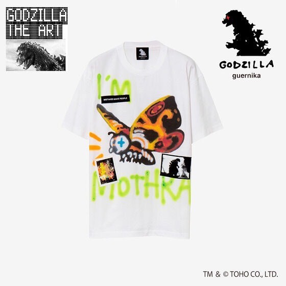 PRE-ORDER : 【guernika】Godzilla Paint T-shirt