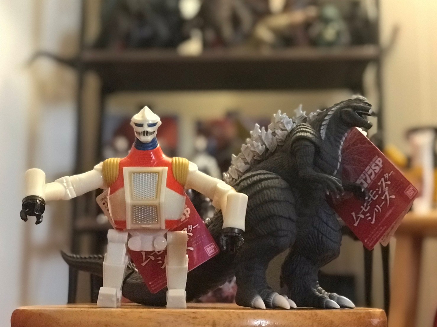 Godzilla - Movie Monster Series - Jet Jaguar -Godzilla S.P- 6” by Bandai (Lot JP)