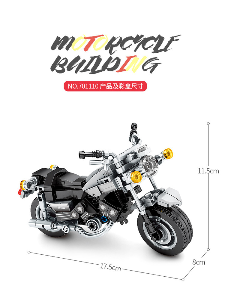 Sembo block 701110 Motorcycle 249pcs