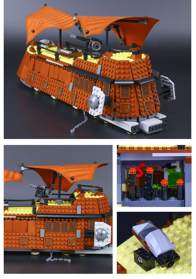 Lepin 05090 Star Wars Jabba's Sail Barge 821pcs