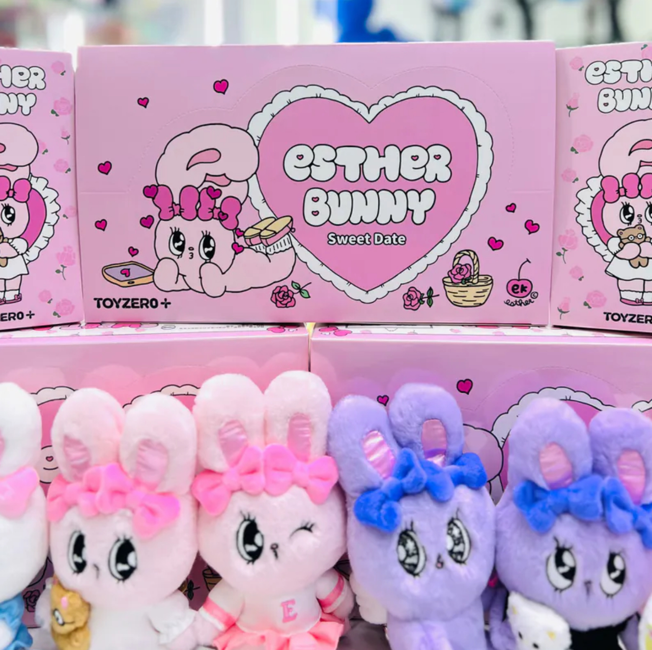 Esther Bunny Sweet Date Series Plush Keychain by Toyzero+