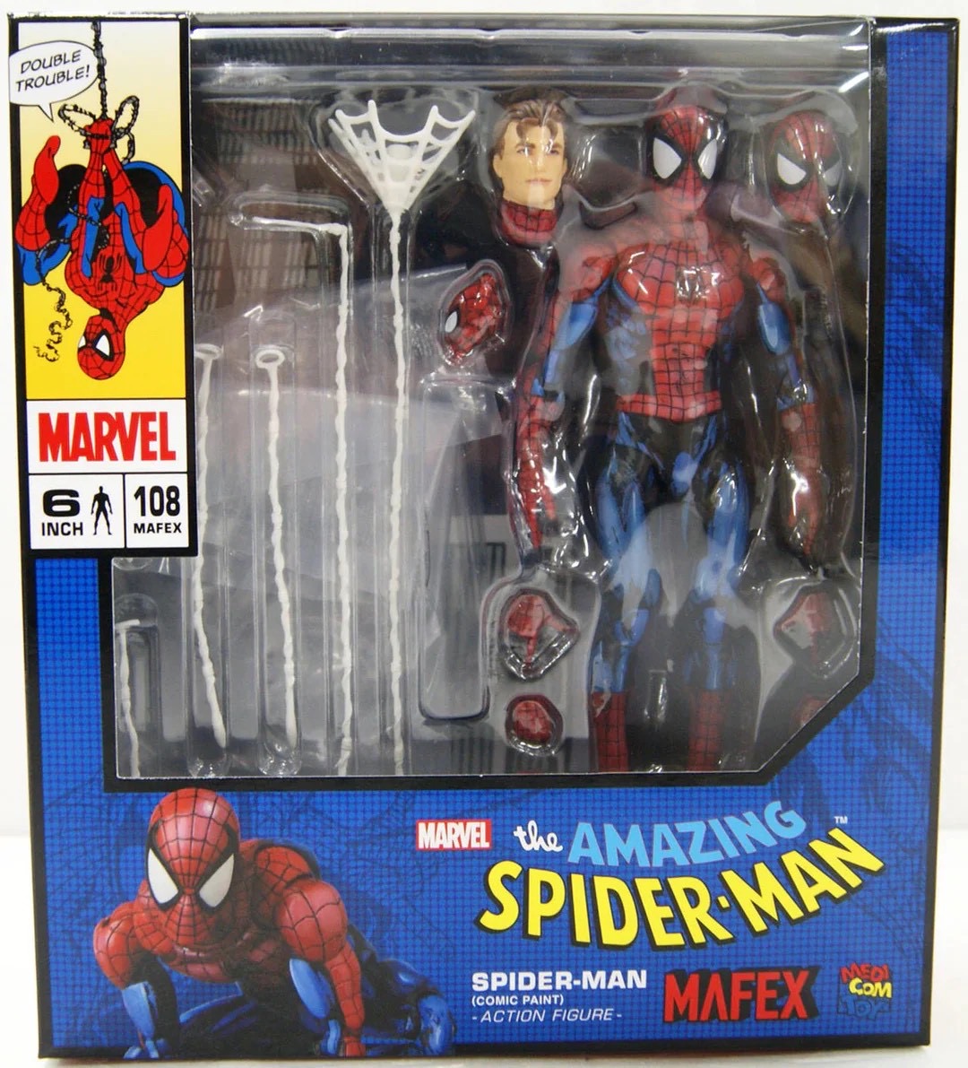 Pre-order : MAFEX Spider-Man (Comic Paint) by Medicom Toy (Reissue)