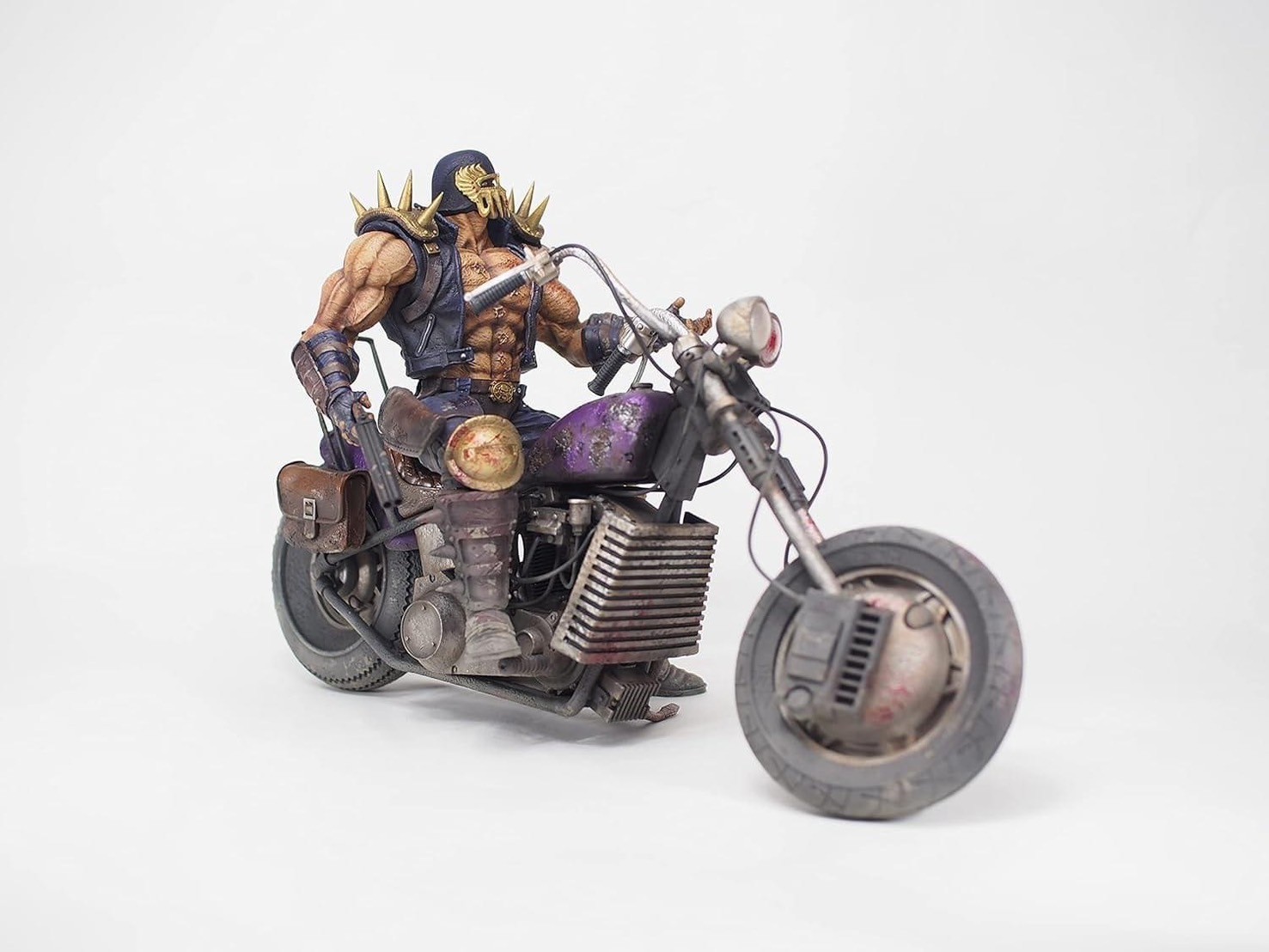 Pre-order : CCP Muscular Collection Fist of the North Star Hokuto Ultimate Modeling 2nd Jagi & Bike (Set In-play | Fierce Fight Version) by CCP