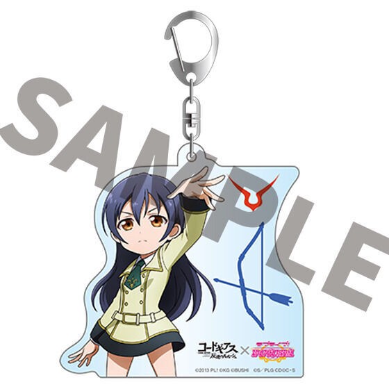 PRE-ORDER : "Love Live! School Idol Festival" x "Code Geass: Lelouch of Rebellion" Collaboration μ's Acrylic Keychain