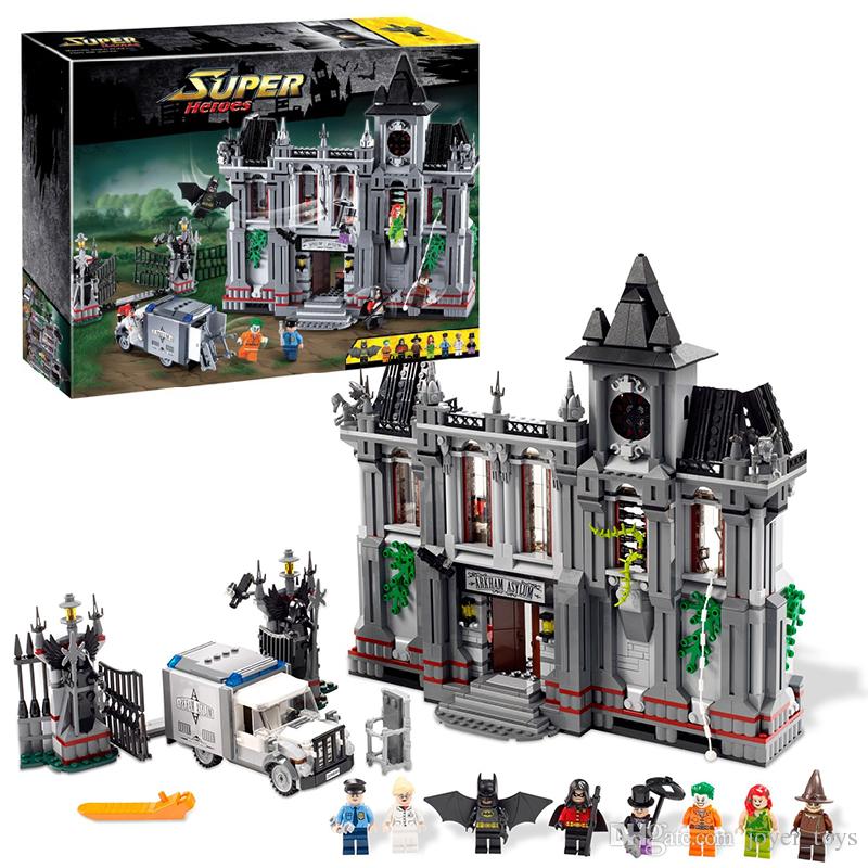 Decool 7124 Super Heroes Arkham Asylum Breakout 1619pcs
