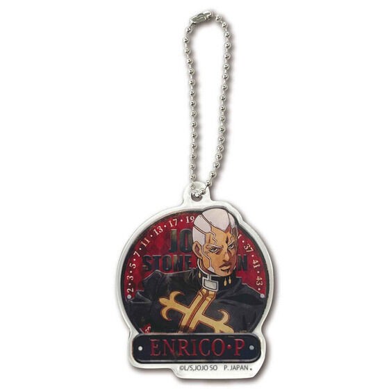 PRE-ORDER : JoJo's Bizarre Adventure: Stone Ocean Retro Signboard Keychain Part2