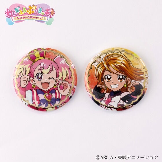 PRE-ORDER : PreCure 1000th Broadcast Commemorative Badge Set