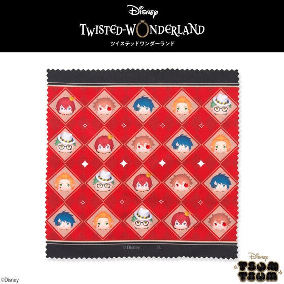 PRE-ORDER : Hapikuro! Disney Twisted Wonderland Tsum Tsum Multi Cloth (Random)