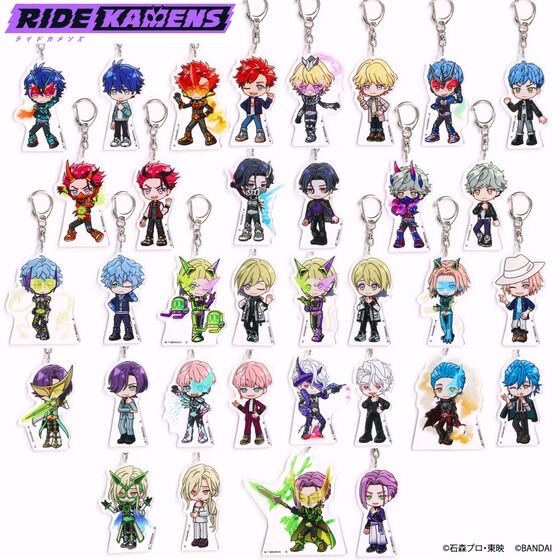 PRE-ORDER : Ride Kamens Deformed Acrylic Keychain (34 types in total)