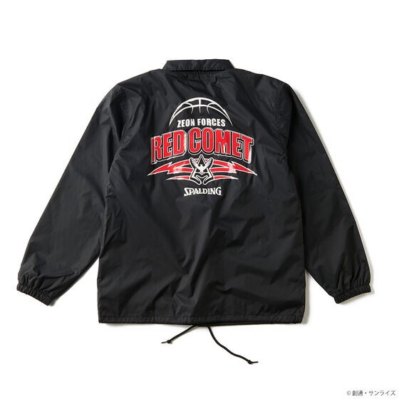 PRE-ORDER : STRICT-G SPALDING "Mobile Suit Gundam" Coach Jacket RED COMET