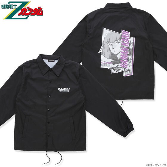 PRE-ORDER : Mobile Suit Z Gundam Haman Karn Series Coach Jacket Face Pattern