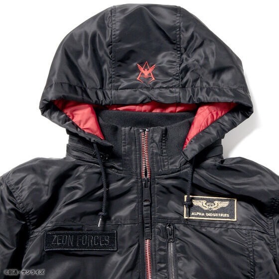 PRE-ORDER : STRICT-G ALPHA Hooded Rib Jacket "Mobile Suit Gundam"