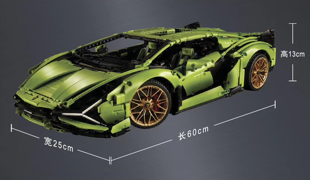 Le bo 10273 Lamborghini Sián FKP 37 3716pcs