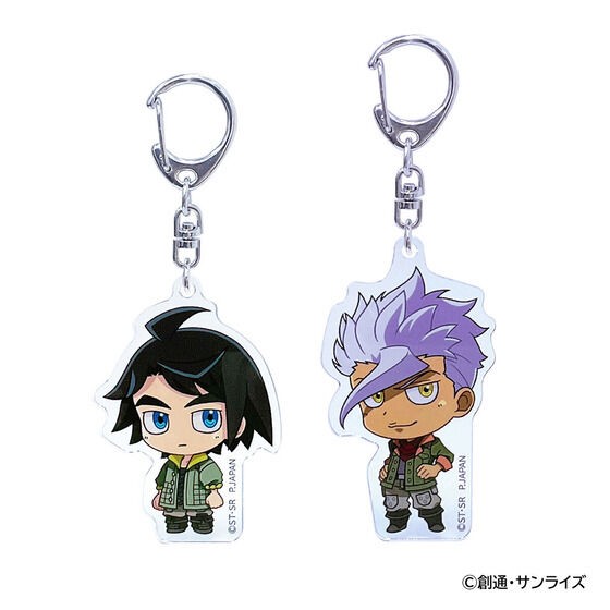 PRE-ORDER : "Mobile Suit Gundam Iron-Blooded Orphans" & "Wild Hunt" Trading Acrylic Keychain (BOX Sale)