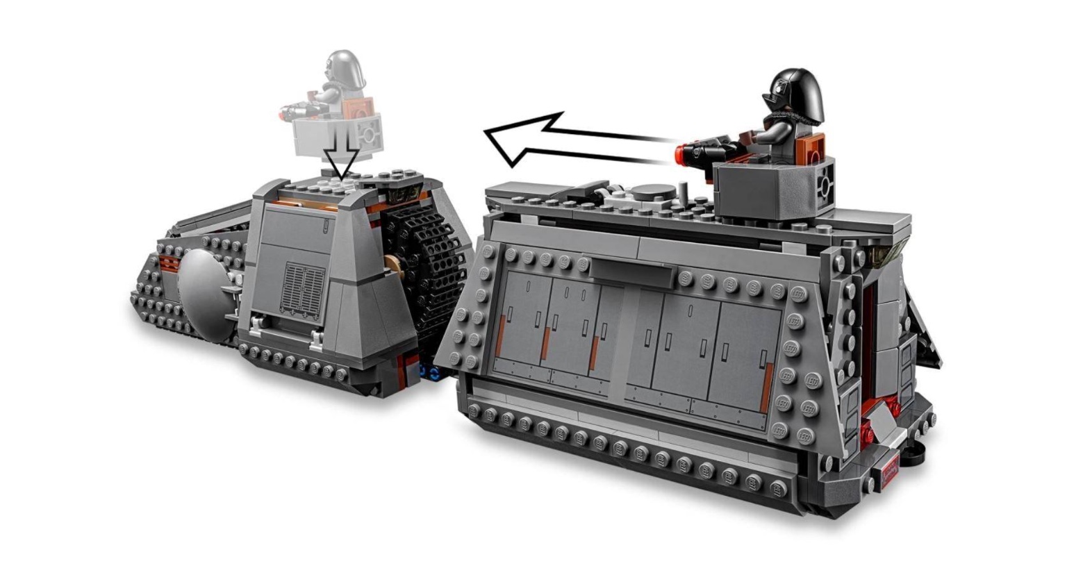 Lepin 05149 Satr Wars Imperial Conveyex Transport 697pcs