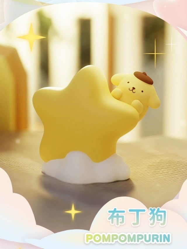 โคมไฟ ลิขสิทธิ์แท้ Sanrio Family Star Night Light Series LED Lamp by Langbowang