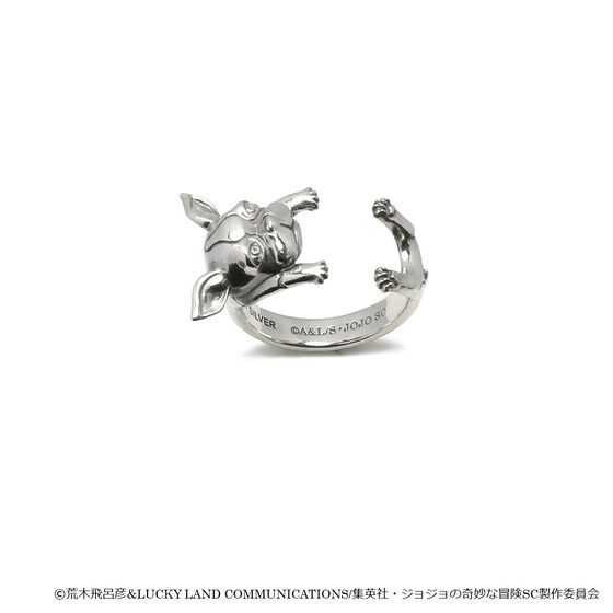 PRE-ORDER : [JAM HOME MADE collaboration] JoJo's Bizarre Adventure Stardust Crusaders Iggy Ring