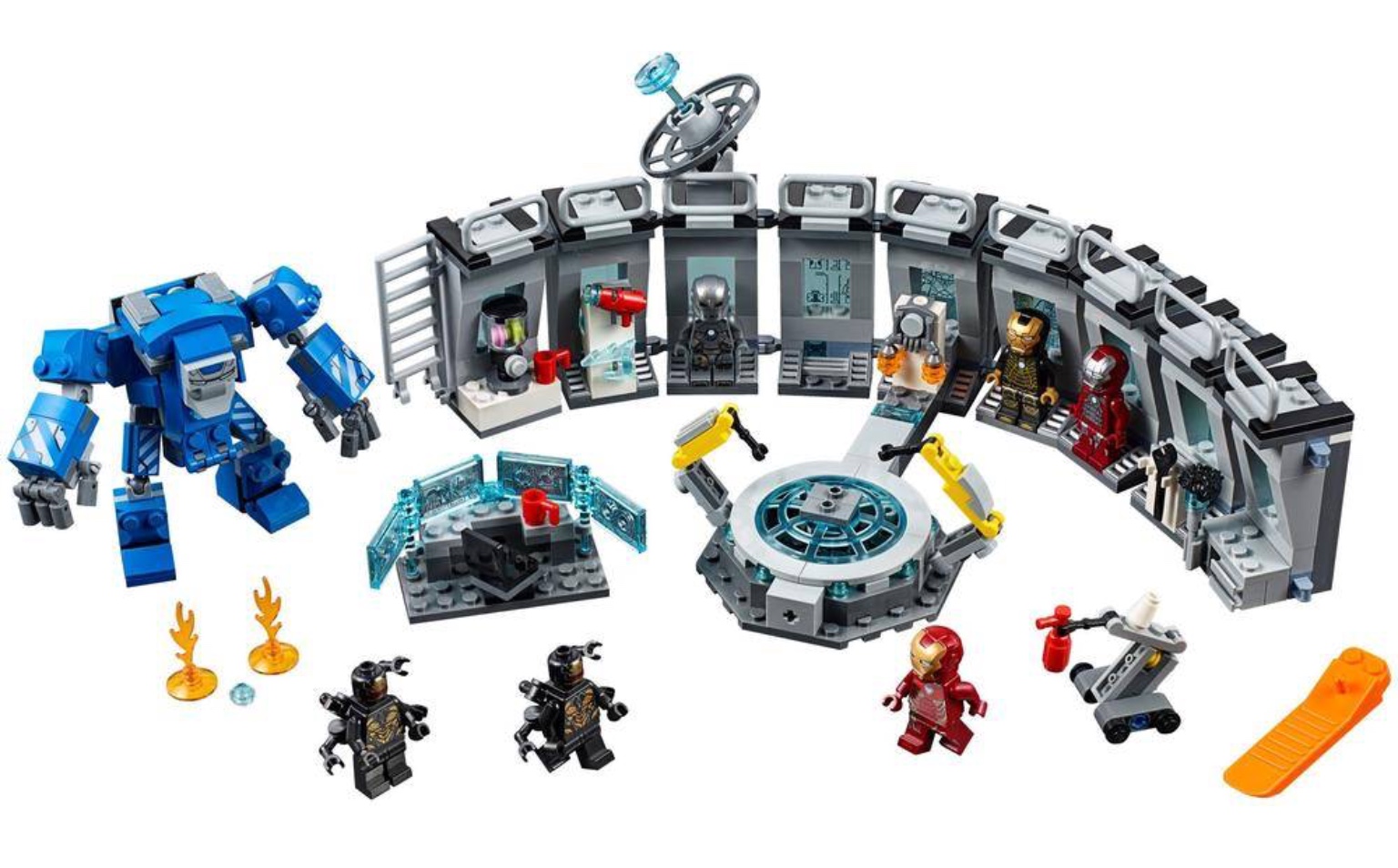 Lepin 07121 Iron Man Hall of Armour 587pcs