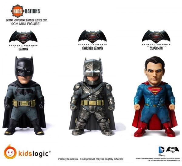 Pre-order : Kids Nations DC01, Batman, Superman, Armored Batman, Set of 3, Batman V Superman by Kids Logic