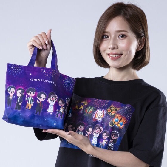 PRE-ORDER : Kamen Rider Geats Deformed Mini Tote Fireworks Pattern