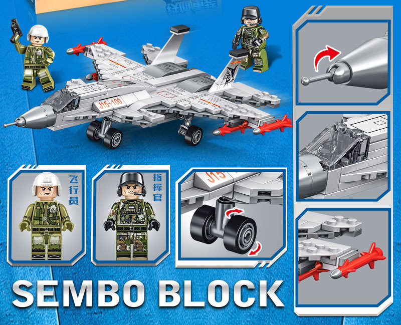 Sembo block 105513 military plane 229pcs