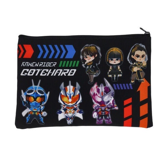 PRE-ORDER : Kamen Rider Gotchard Deformed Flat Pouch