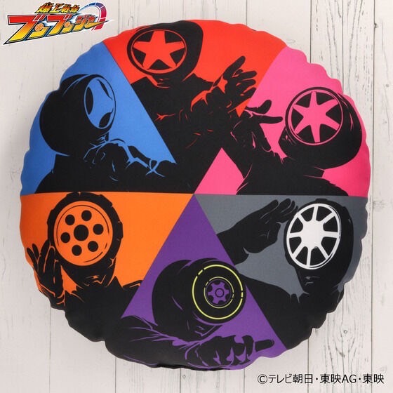 PRE-ORDER : Bakuage Sentai Boonboomger Silhouette Design Round Cushion