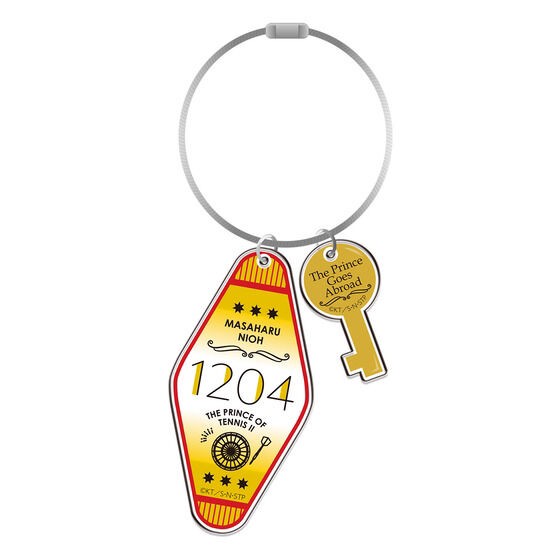 PRE-ORDER : New Prince of Tennis The Prince Goes Abroad Room Key Holder with Key Charm