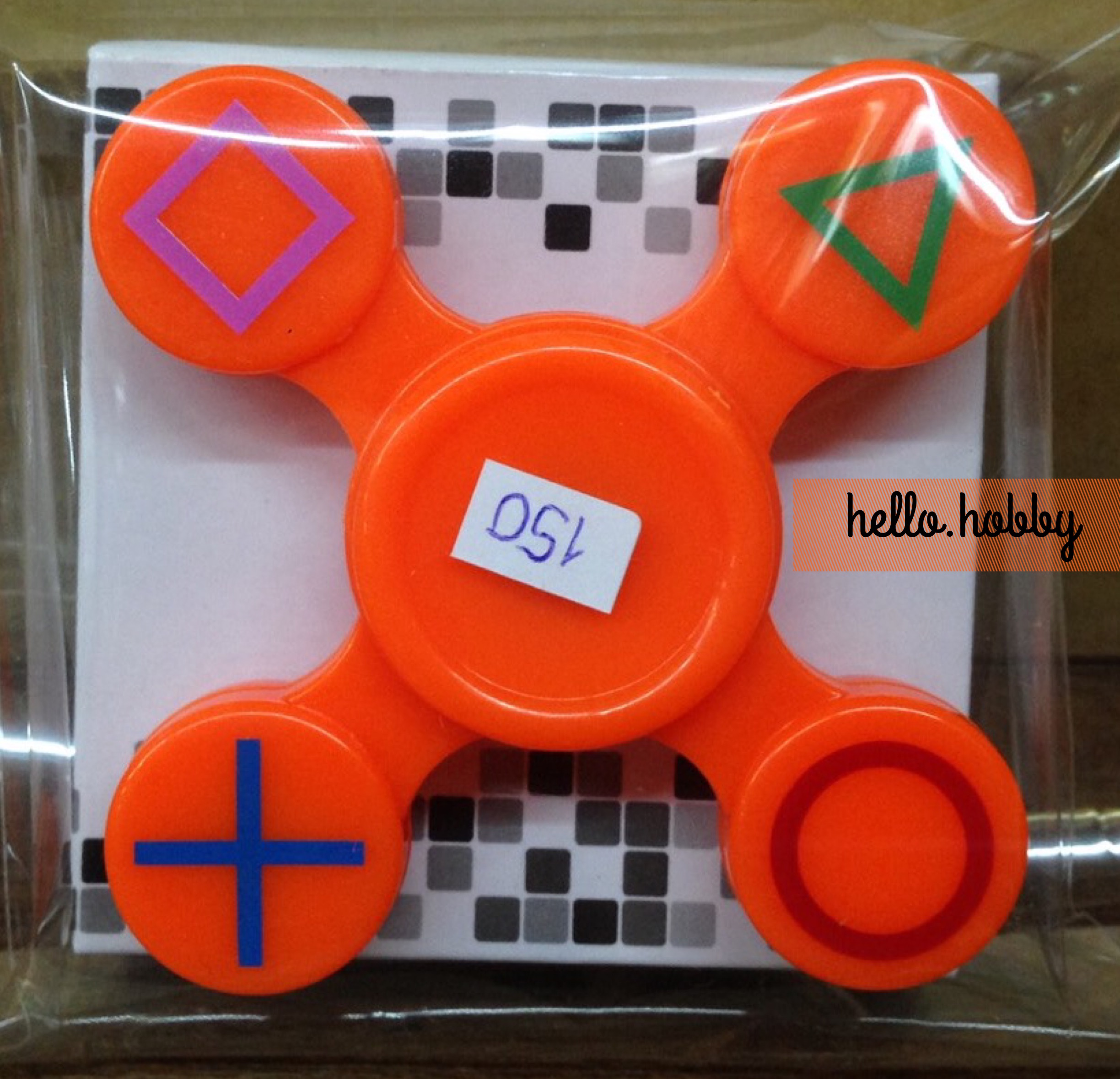 Fidget Spinner - Playstation (Orange)