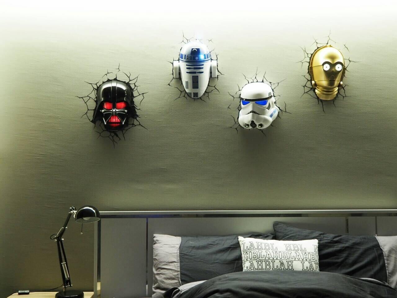 โคมไฟติดผนัง 3D - Star Wars - C-3PO 3D Deco LED Light by 3D Light FX