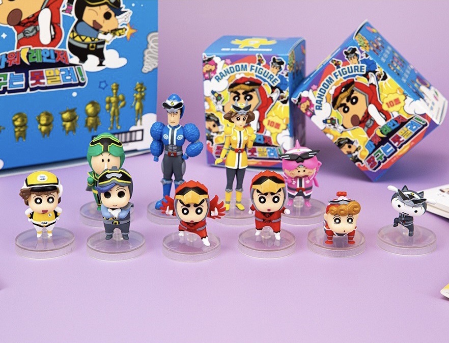 Crayon Shinchan Power Ranger Kazukabe Gangster ลิขสิทธิ์แท้เกาหลี