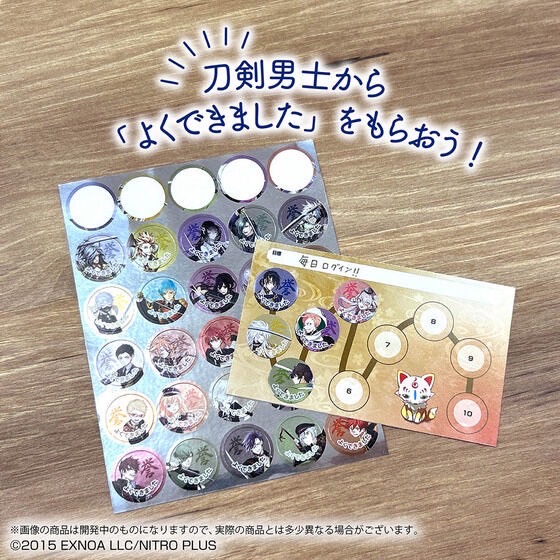 PRE-ORDER : Touken Ranbu ONLINE Well Done Honor Stickers (4 types)