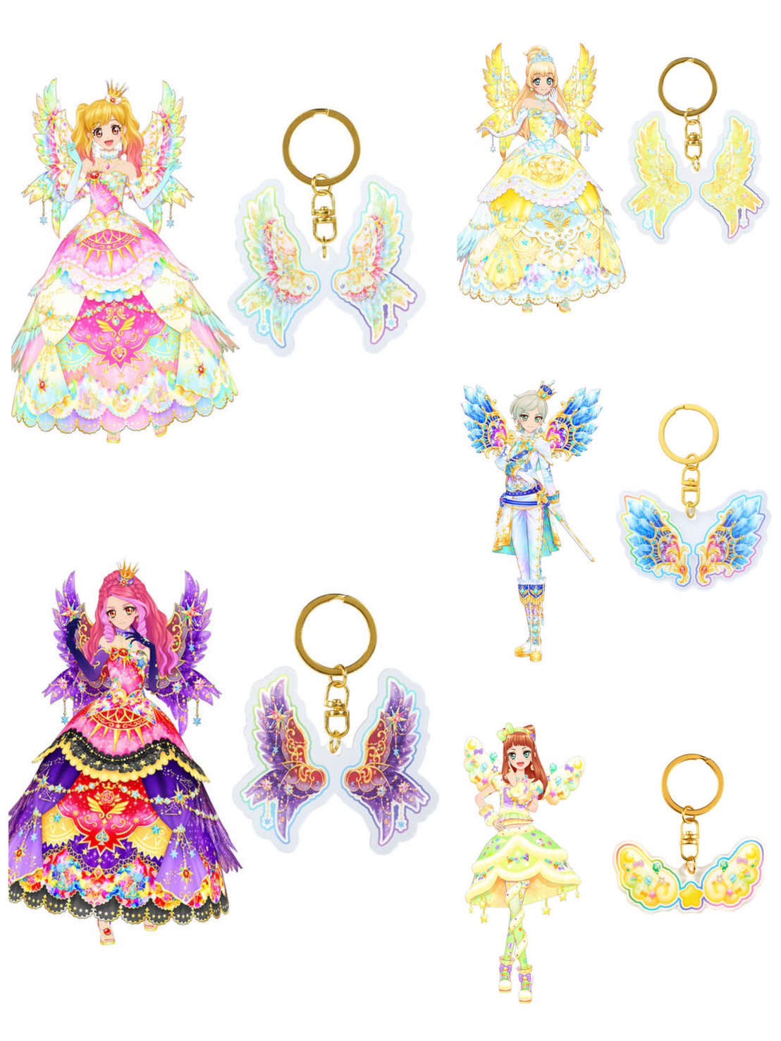 PRE-ORDER : Aikatsu! Charm & Keychain
